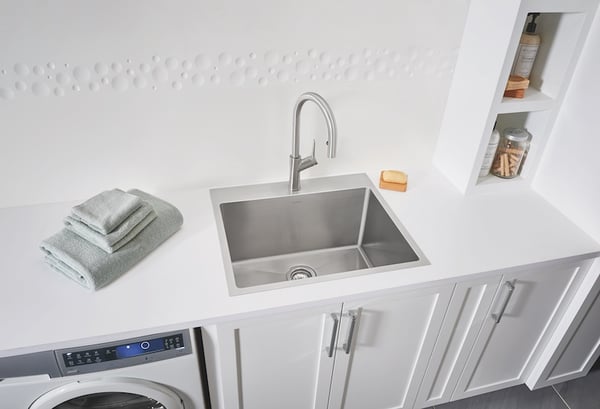 How to Choose the Perfect Laundry Room Sink - Blanco Drop-in Sink