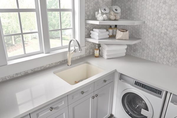 How to Choose the Perfect Laundry Room Sink - Blanco Undermount Laundry Sink