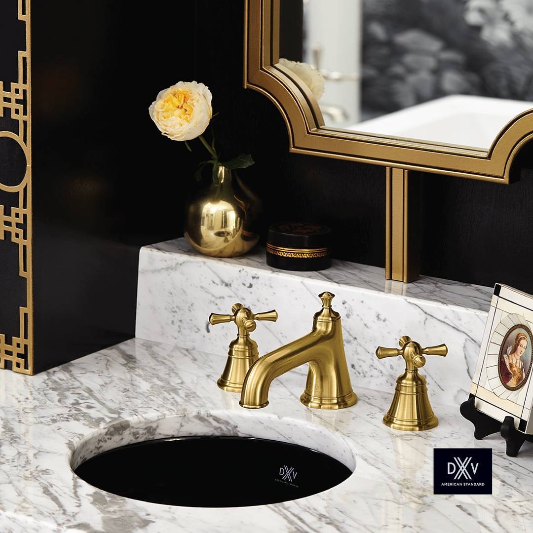 DXV satin Brass classic faucet