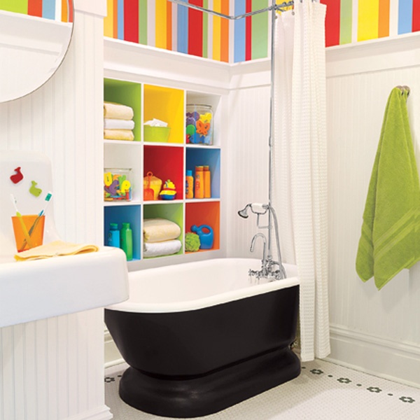 8 Important Tips For Designing a Great Kids Bathroom - Bright Kids Bathroom
