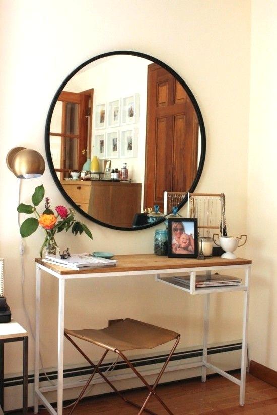 4 Ideas for a Unique Seated Vanity for Your Bathroom - Hall or Entry Table Vanity