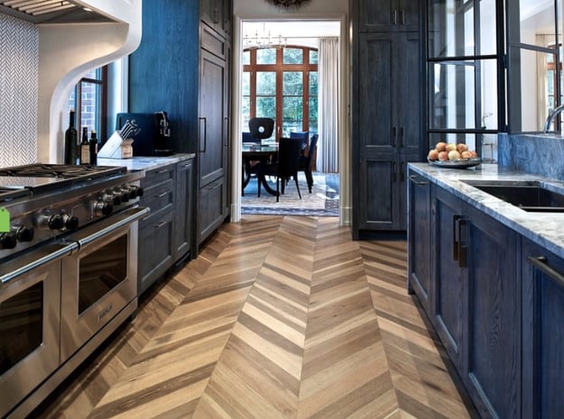 Kitchen Flooring: How to Choose the Best Option (Types and Tips) - Herringbone Wood Floors
