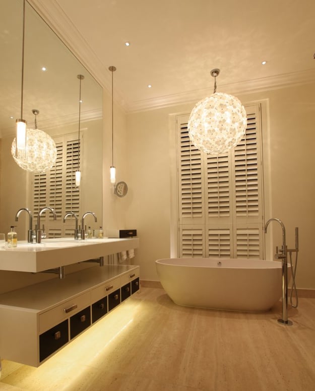 10 Ways to Achieve Your Best Bathroom Lighting - Layer the lighting fixtures