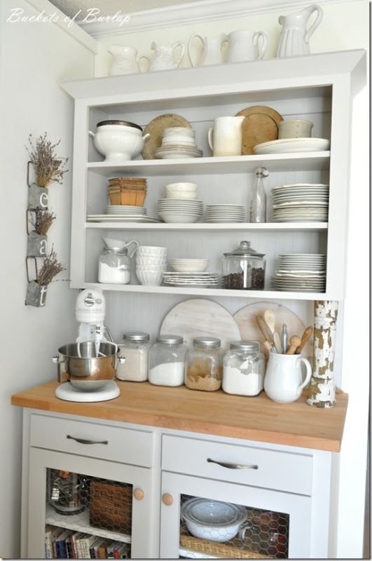 6 Ways to Create a Baker’s Kitchen at Home - Open Shelving Baking Station