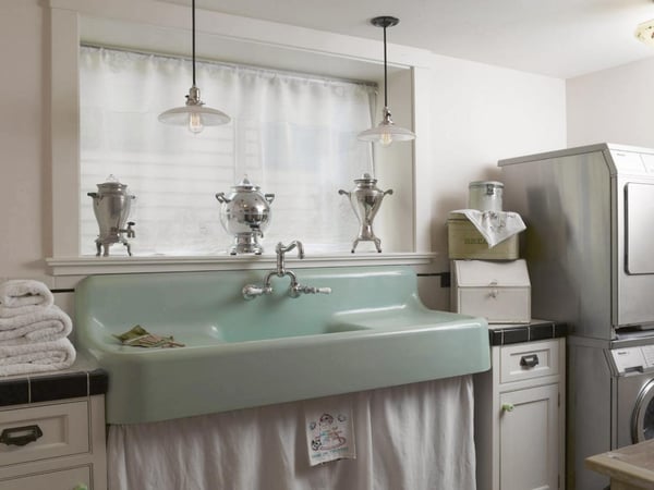 How to Choose the Perfect Laundry Room Sink - Porcelain Laundry Sink