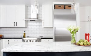 7 простых кухонных идей для красивого минималистского дома - простая плитка