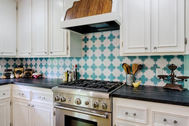 Kitchen Tiles - How to Use Them in Your Home - Painted Tile Kitchen Backsplash