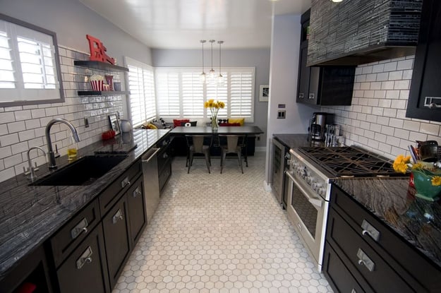 Kitchen Tiles - How to Use Them in Your Home - Hexagonal Tiled Floors in Kitchen